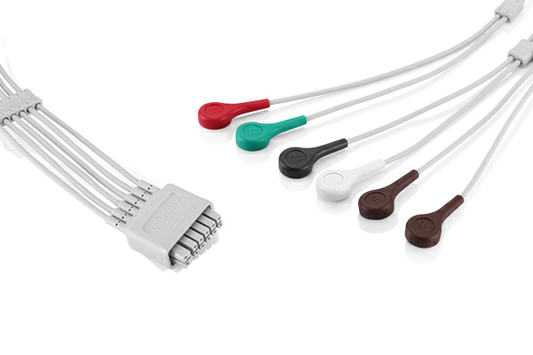 009-004795-00 | Cable derivación de ECG 6 electrodos SNAP Mindray