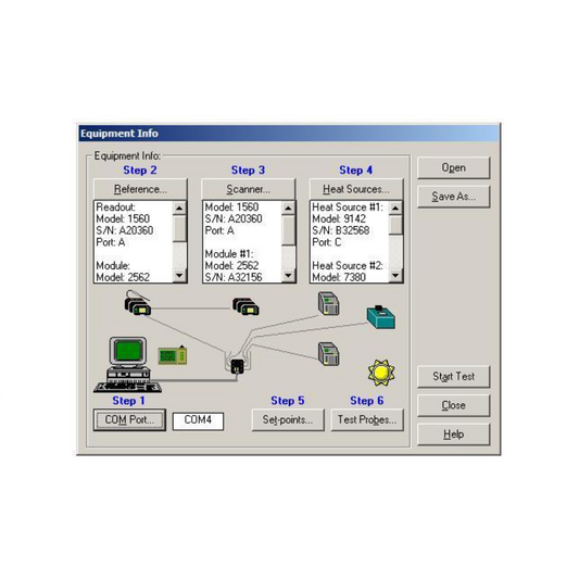 Software MET/TEMP II para calibración de temperatura v5.1
