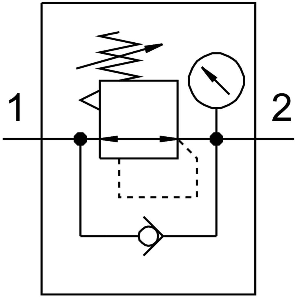 Regulador de presión MS-LR tamaño 6 | MS6-LR-1/2-D6-AS