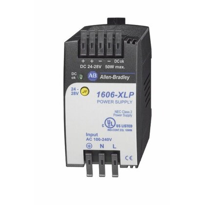 Fuente de alimentación, entrada 120 / 240V AC, salida 24-28VDC capacidad 50 W | 1606XLP50E