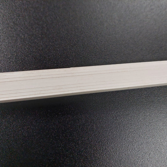 Tapa final canaleta blanca