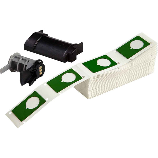 Etiqueta para botonera (verde), poliéster - BMP61/71/M611 | PTLEP-168-593-GN