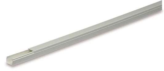 Tapa final canaleta blanca