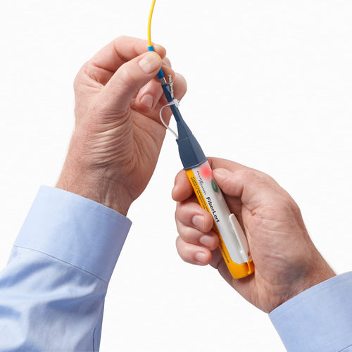 Detector de fibra óptica sin contacto