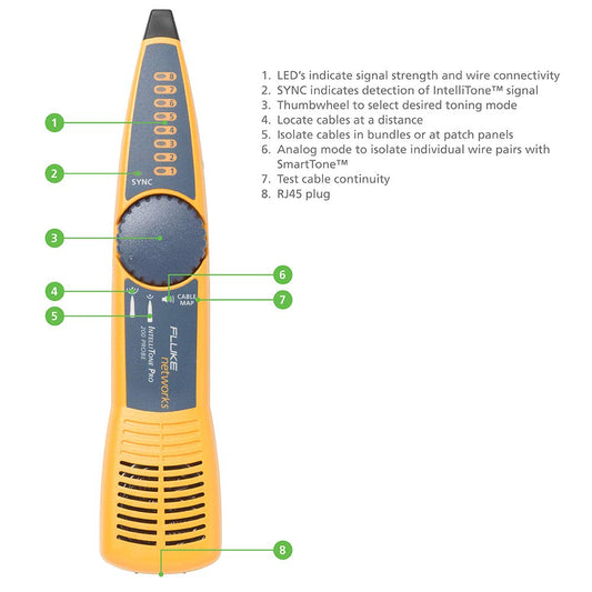 Generador, detector y sonda de tonos IntelliTone Pro 200 | MT-8200-60-KIT