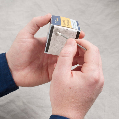 Cubo de limpieza para conectores de fibra óptica con toallitas