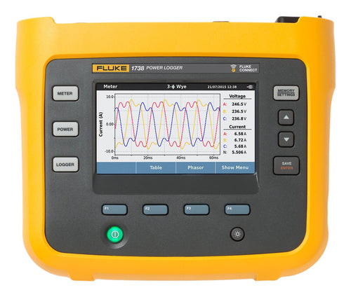 Registradores trifásicos de calidad eléctrica | FLUKE-1738/EUS