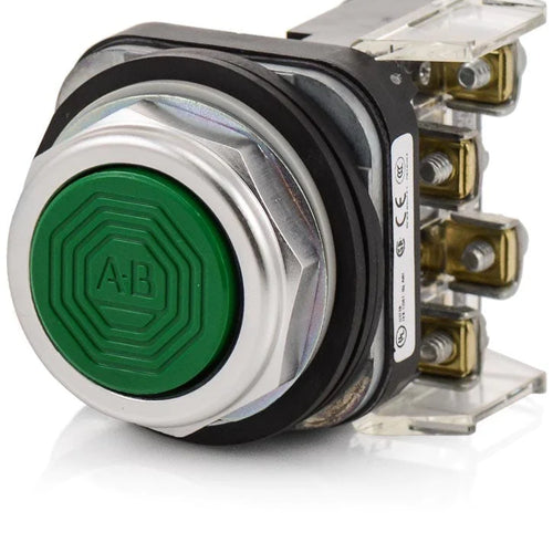 Botón pulsador de contacto momentáneo