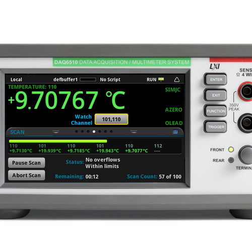 Sistema de adquisición de datos y registro | DAQ6510