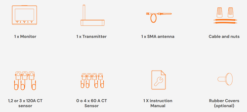 EMAXSMART | Monitor de energía y potencia inalámbrico