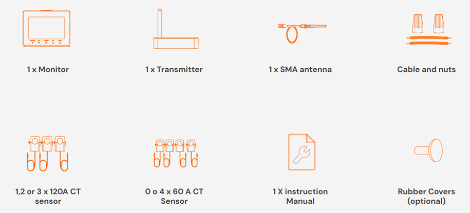 EMAXSMART | Monitor de energía y potencia inalámbrico
