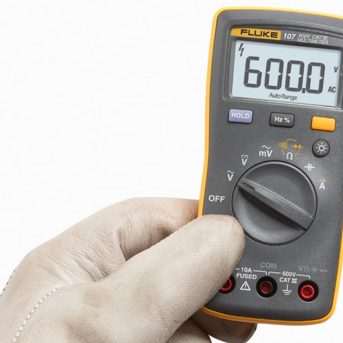 Multímetro digital de bolsillo con comprobación de diodos y frecuencia CAT III 600V | FLUKE-107