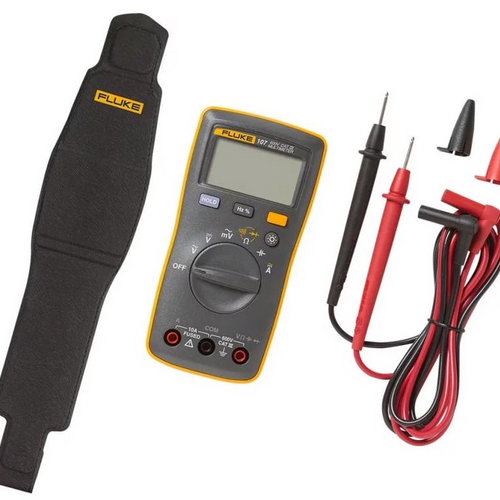 Multímetro digital de bolsillo con comprobación de diodos y frecuencia CAT III 600V | FLUKE-107