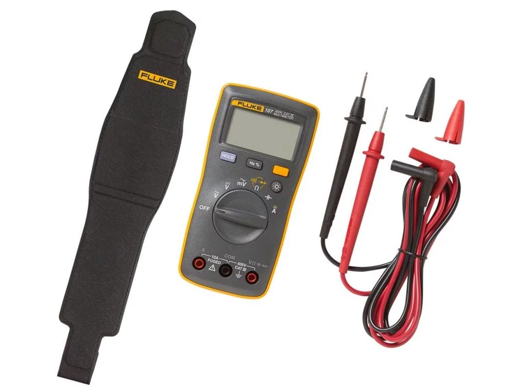 Multímetro digital de bolsillo con comprobación de diodos y frecuencia CAT III 600V | FLUKE-107