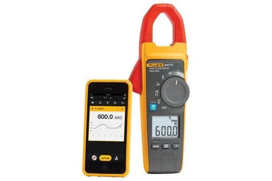 Pinza amperimétrica Fluke 902 FC de verdadero valor eficaz para sistemas de calefacción, ventilación y aire acondicionado