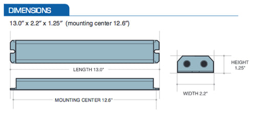 Balastro de emergencia, paquete de baterías, 90 minutos
