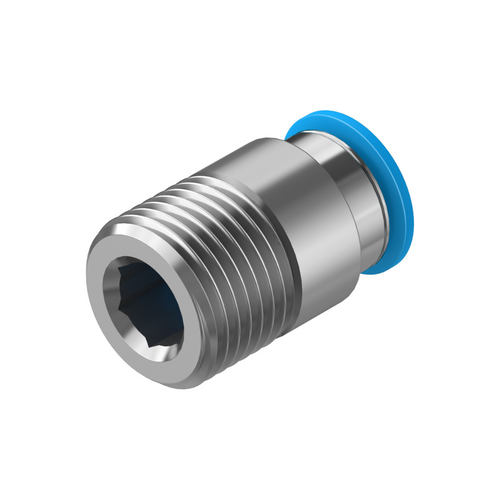 Racor rápido roscado