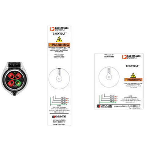 Verificador de voltaje de montaje de puerta | R-3MT-VI-KIT