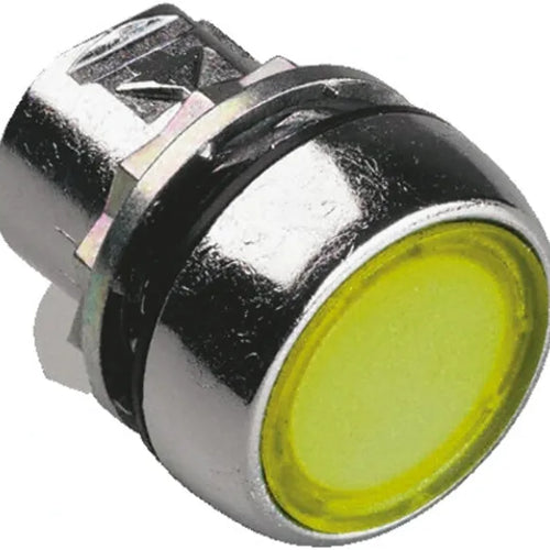 Botón pulsador momentáneo, iluminado