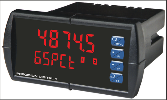 PD6300-6R5  |   Pantalla indicadora totalizadora de flujo, contador y tacómetro ProVu 6300, PRECISION DIGITAL