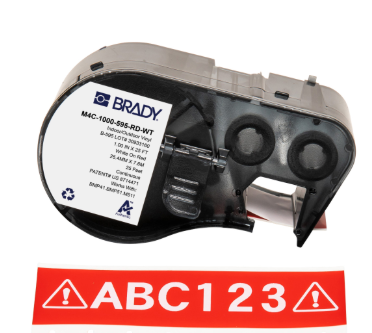 Etiqueta de vinil  M4C-1000-595-RD-WT Brady