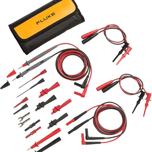 Juego de cables de prueba, electrónica, rojo/negro, pequeños