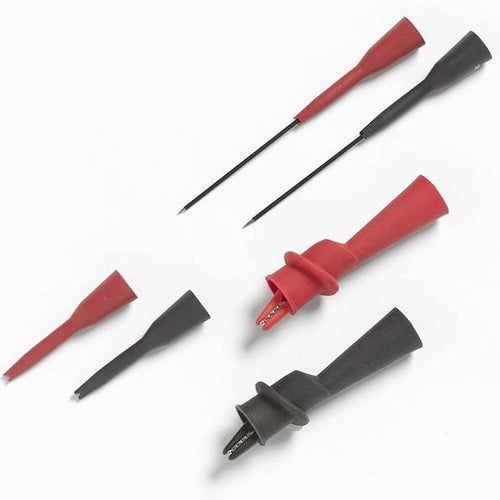 Juego de cables de prueba, electrónica, rojo/negro, pequeños