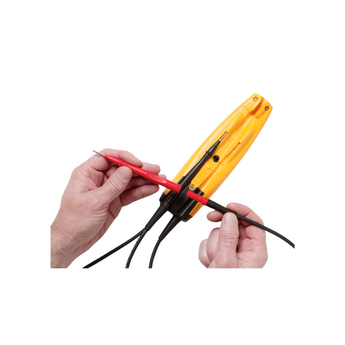 Comprobador electrico básico para electricistas, medición de voltaje y resistencia