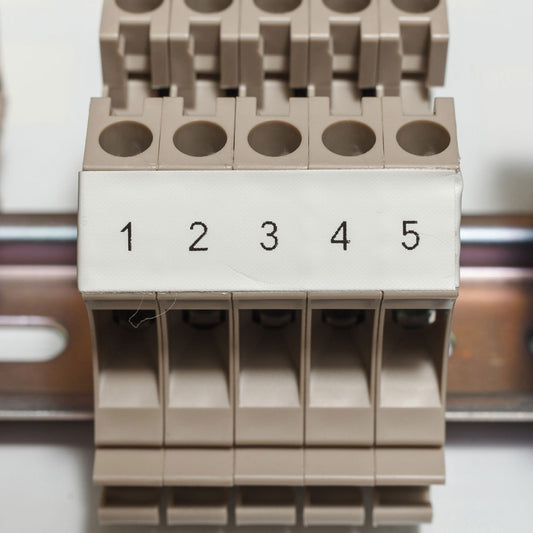 Etiquetas multiusos con adhesivo agresivo con cinta de impresión para bloques de terminales