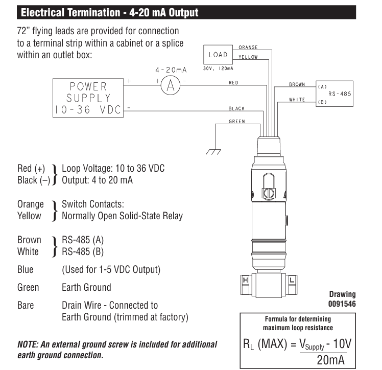 815DT-Z-22-D | Transmisor de presión diferencial 815DT de SOR Measurement and Control