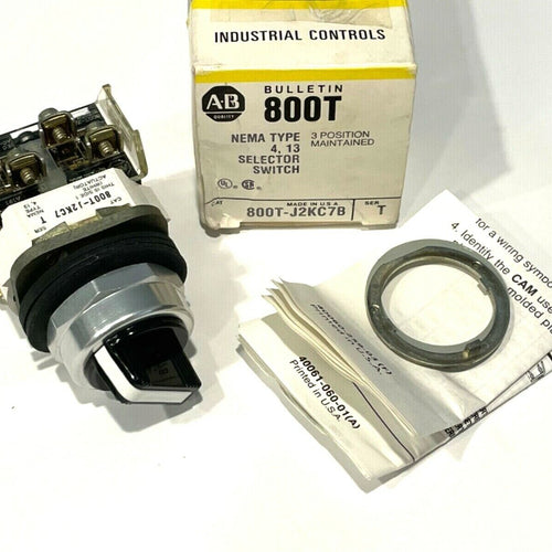 Interruptor de 3 posiciones sin iluminación  | 800TJ2KC7B