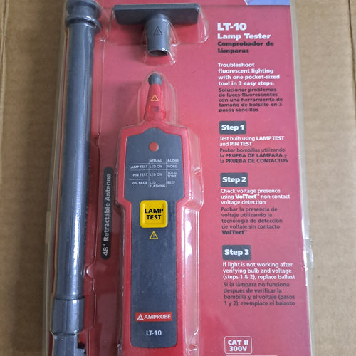 Probador de voltaje en lámpara fluorescente | LT-10