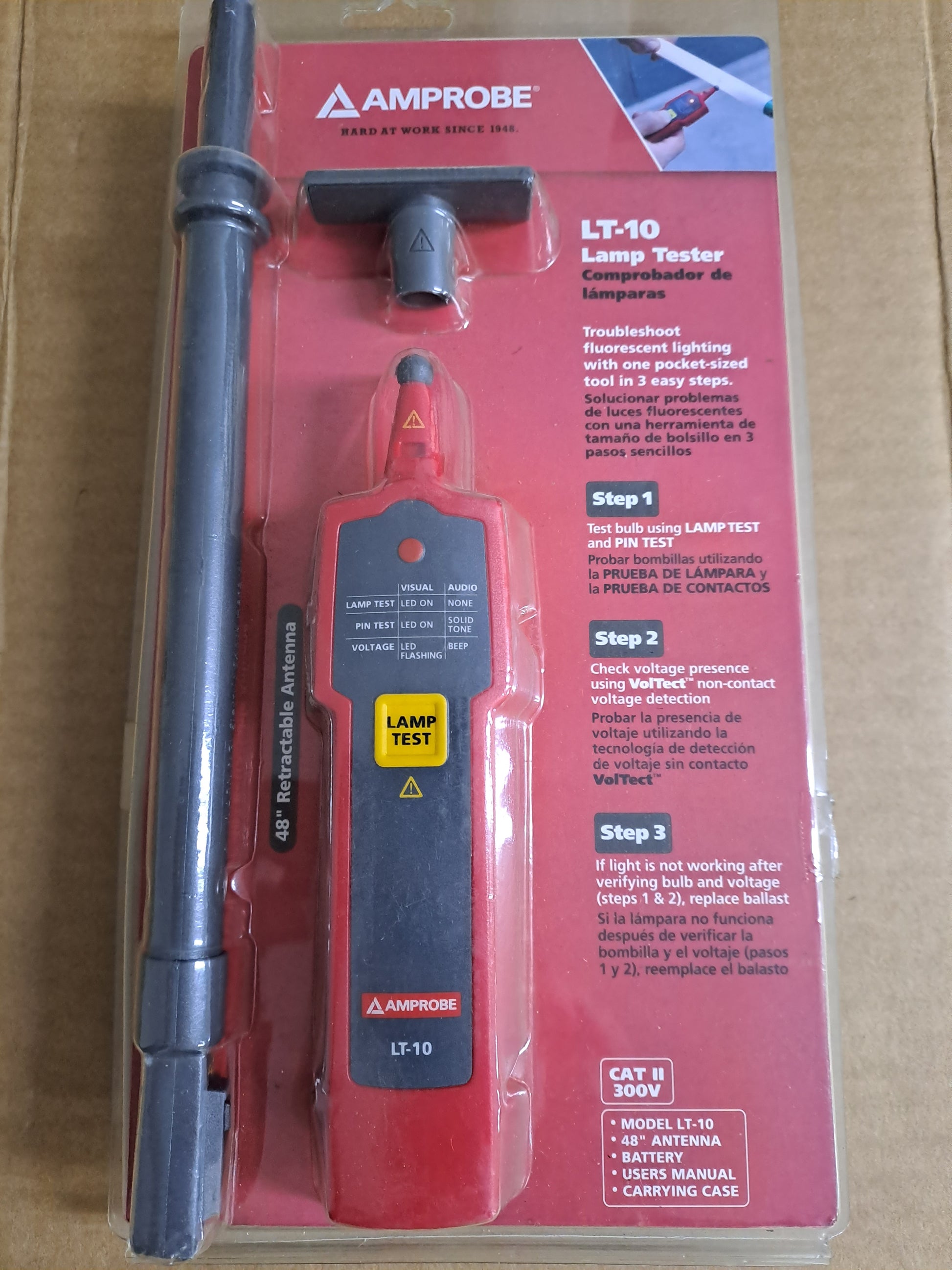 Probador De Voltaje De Alambre, Probador De Voltaje CA De Alta Precision Abs Portatil Shell Para Reparacion De Automoviles