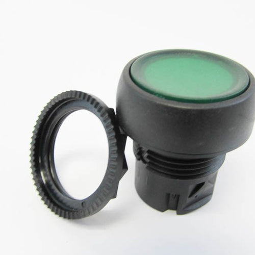 Botón pulsador momentáneo, iluminado