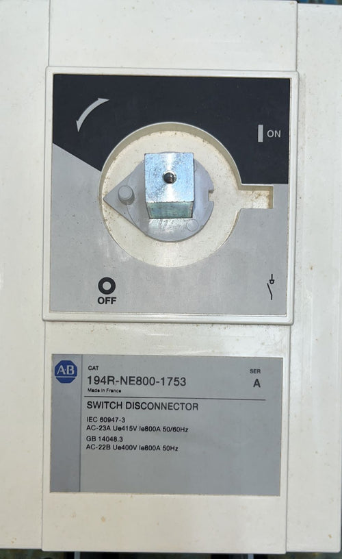 Interruptor de desconexión, 800A | 194RNE8001753
