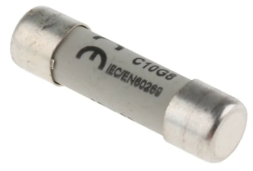 Fusible cilíndrico 8A, clase GG 500V  | C10G8