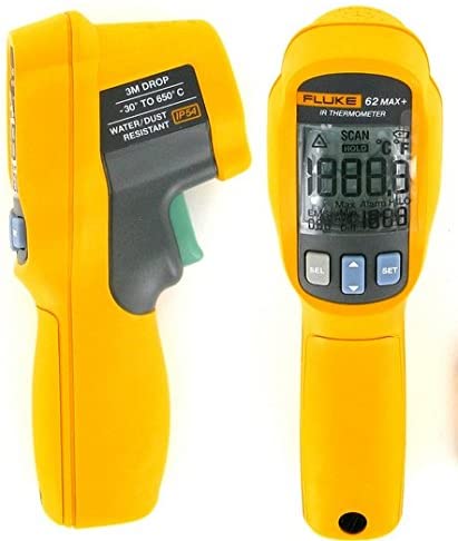 Termómetro Infrarrojo para medir diferentes equipos. De -30 a 650 °C MAX+ | FLUKE-62 MAX+ ESPR
