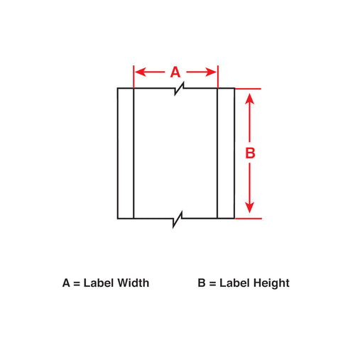 Rollo de etiquetas para componentes y código de barras, poliéster metálico - BBP33/I5300/I3300