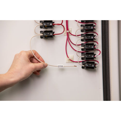 Etiqueta para cable calibre 22 a 16, termocontráctil precortada - BMP41/51/53 | M-125-075-342