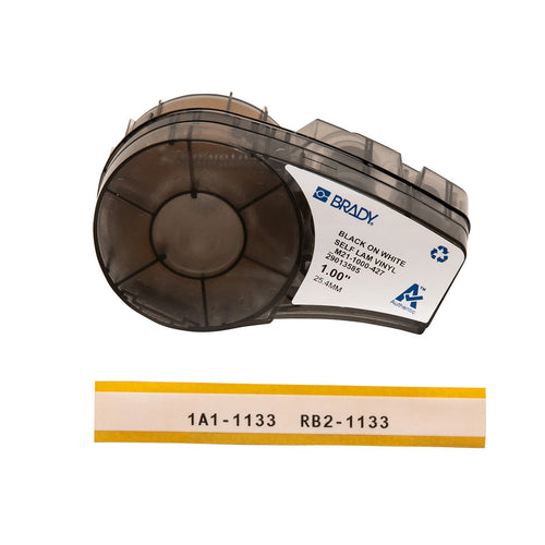 Cartucho de etiqueta continua para marcar cables, vinilo