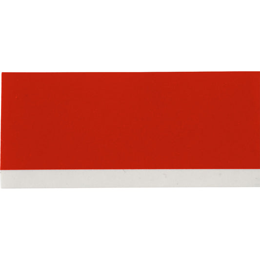 Cartucho de etiquetas (color blanco sobre rojo), vinilo