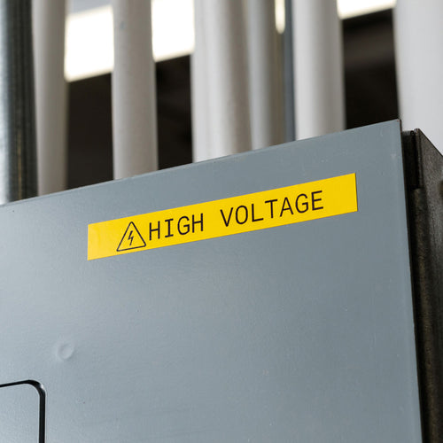 Cinta para interiores/exteriores (amarillo), vinilo - BMP71 | Varios Tamaños.