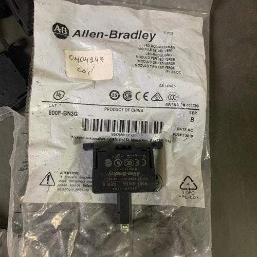 Montaje de la base del módulo LED, 24V AC/DC, Luz verde | 800FBN3G