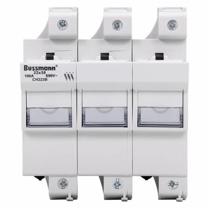 Portafusible para fusibles cilíndricos de 22 x 58mm | Diferentes polos