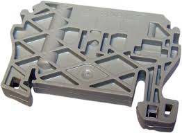 Tope final de extremo sin tornillos para riel de 35mm | 1492ERL35